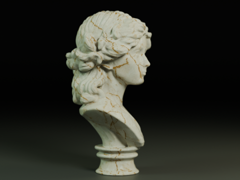 Muse of Marble 3D Print Model