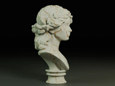 Muse of Marble 3D Print Model
