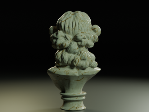 Muse of Marble 3D Print Model