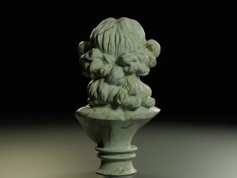 Muse of Marble 3D Print Model