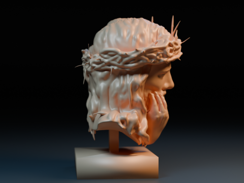 Crowned Savior 3D Baskı Modeli