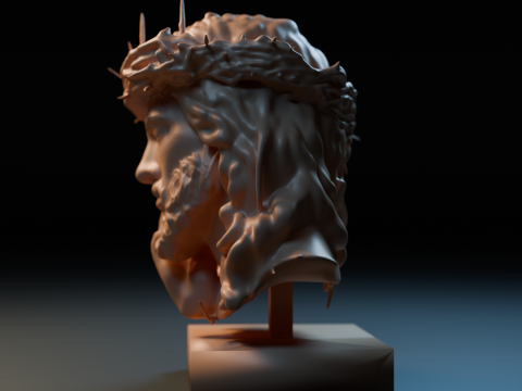 Crowned Savior 3D Baskı Modeli