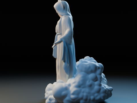 Mary mother 3D 打印模型