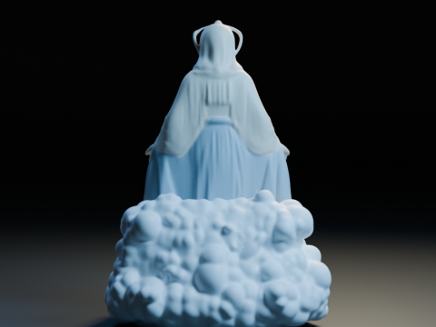Mary mother 3D 打印模型