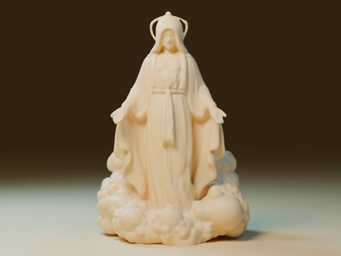 Mary mother 3D 打印模型