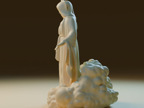 Mary mother 3D 打印模型