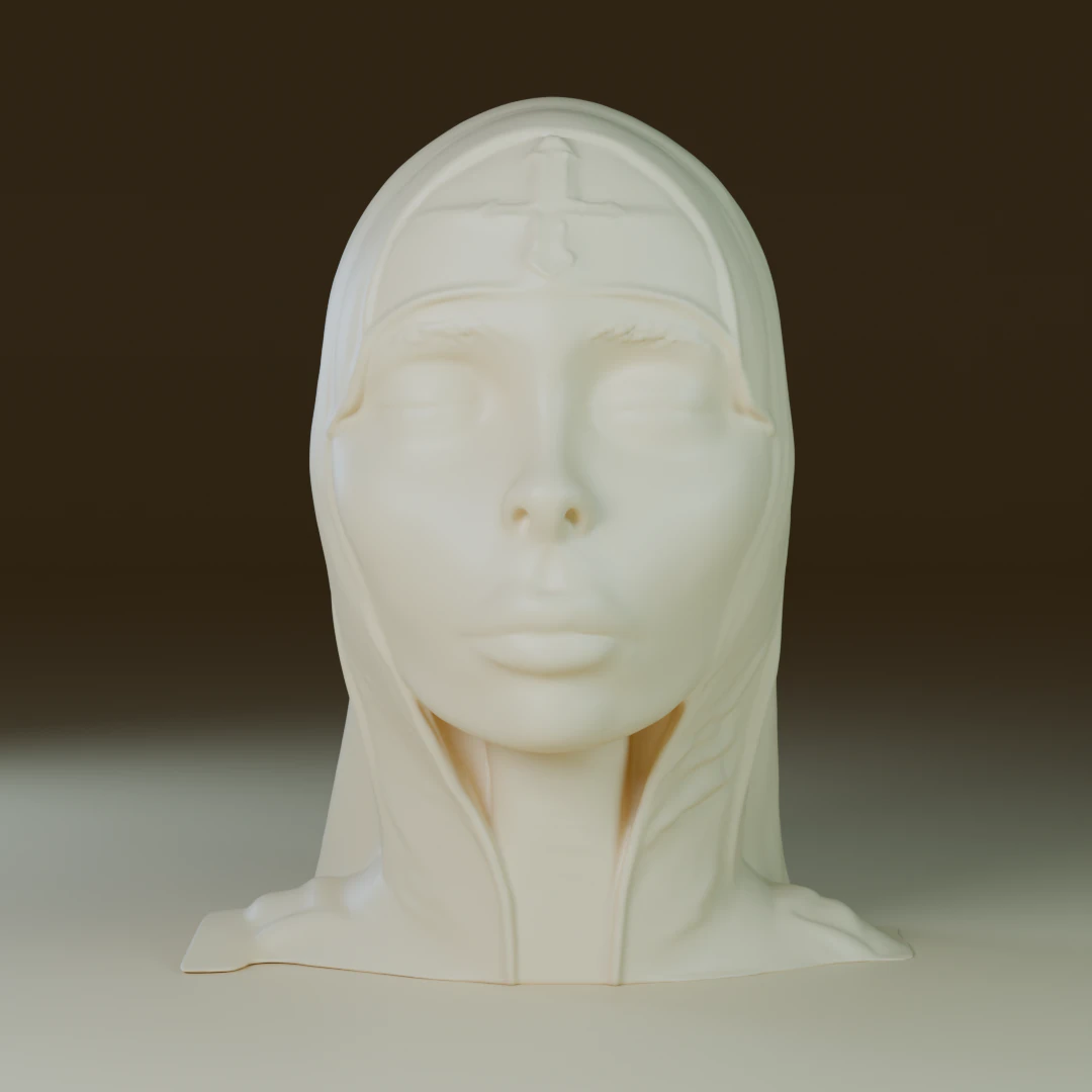 Divine Serenity 3D Print Model .c4d .max .obj .3ds .fbx .stl .blend 