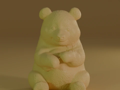 Panda bear 3D Print Model