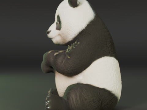Panda bear Model Cetak 3D