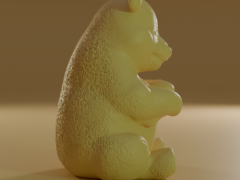 Panda bear Model Cetak 3D