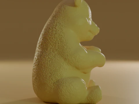 Panda bear 3D Print Model