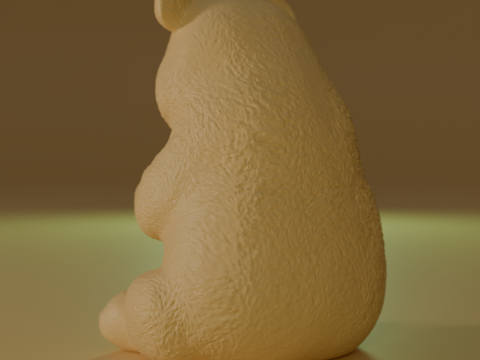 Panda bear Model Cetak 3D