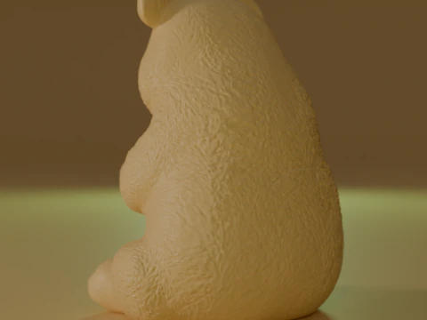 Panda bear 3D Print Model