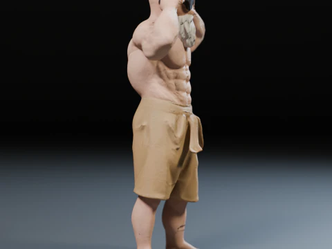Mestre Kame Master Roshi 3D Print Model