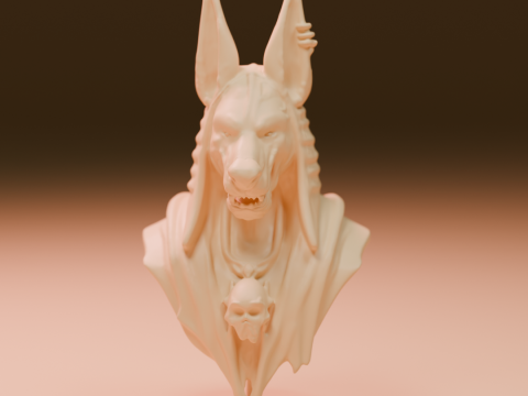 Bust of Anubis Modelo de impresión 3D