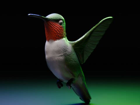 Hummingbird Modelo de Impressão 3D