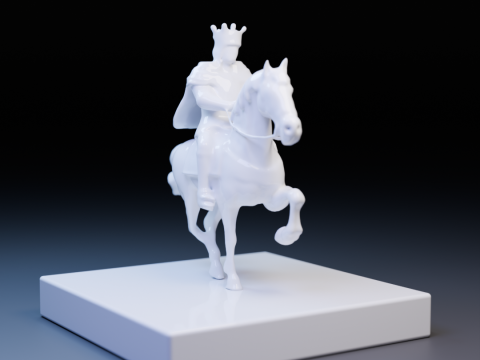 The porcelain king Modelo de Impressão 3D
