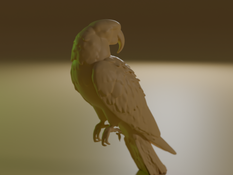 Blue macaw Modello di stampa 3D