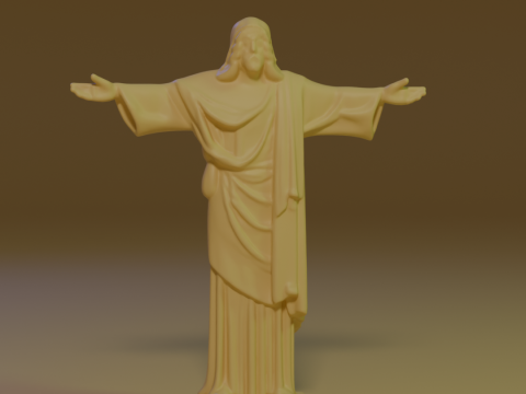 Christ the Redeemer Model Cetak 3D