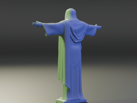 Christ the Redeemer Model Cetak 3D