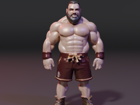 Brutos Fighter Modelo de impresión 3D
