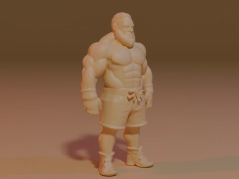 Brutos Fighter 3D Print Model