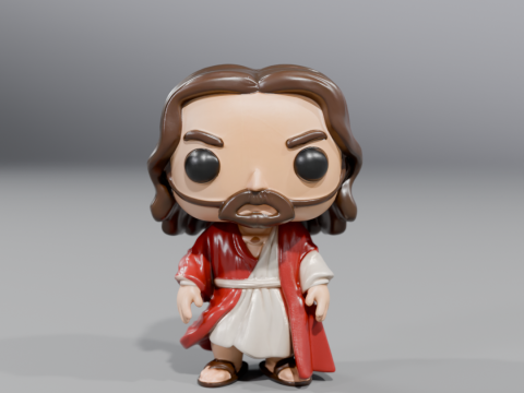 Jesus funko Modelo de impresión 3D