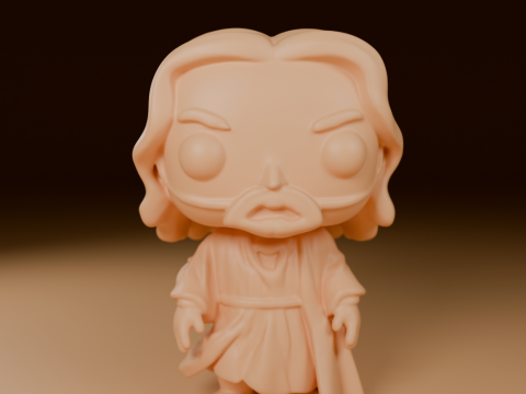 Jesus funko 3Dプリントモデル