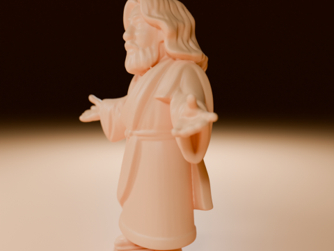 Jesus Cristo 3D 打印模型