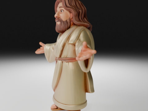 Jesus Cristo 3D 打印模型