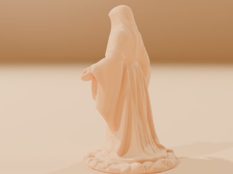 Mary mother of Jesus 3D Print Model