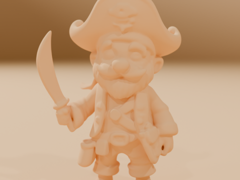 Captain Blackbeard Modelo de impresión 3D