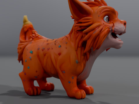 FireFeline Model Cetak 3D