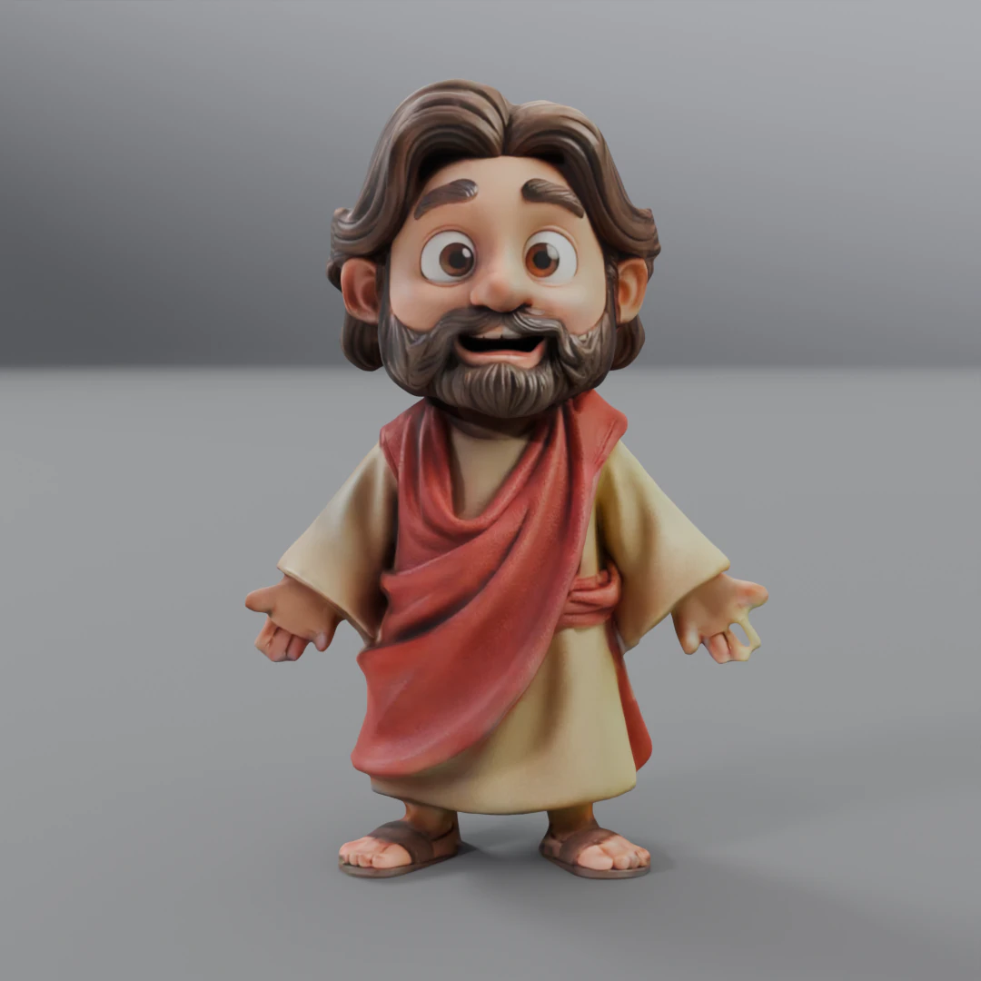 Jose father of jesus 3D Print Model .c4d .max .obj .3ds .fbx .stl .blend 