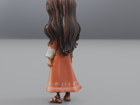 Mary Mother of Jesus 3D Print Model