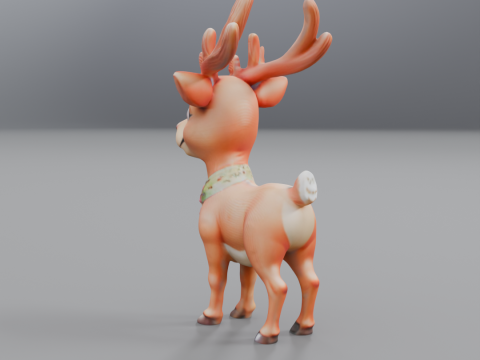 Santas reindeer Model do druku 3D