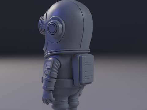 Minion Astronaut Model Cetak 3D