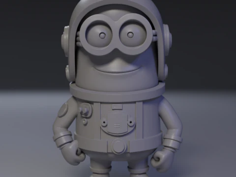 Minion Astronaut 3D Print Model