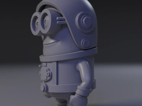 Minion Astronaut 3D Print Model