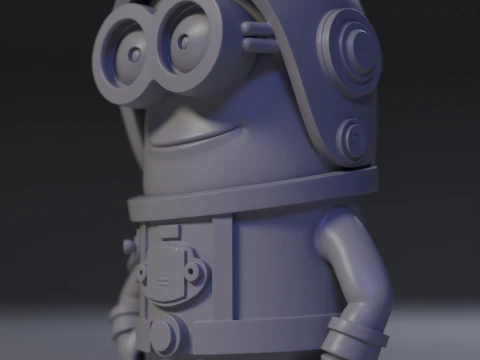 Minion Astronaut 3D Print Model