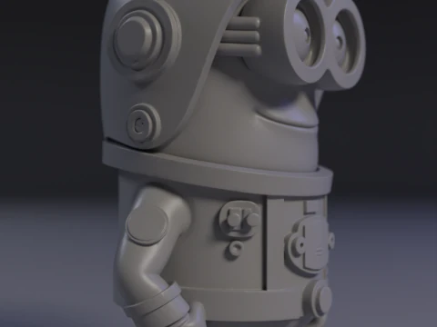 Minion Astronaut 3D Print Model