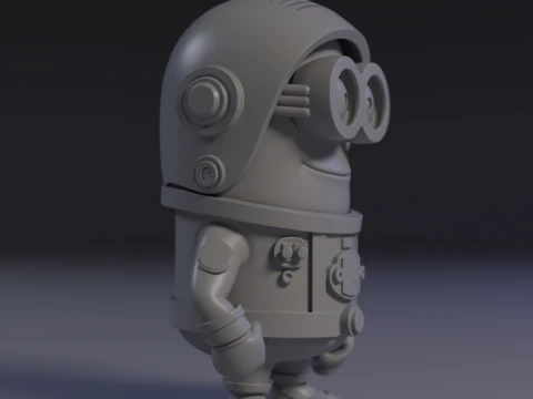 Minion Astronaut 3D Print Model