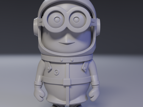 Minion Astronaut 3Dプリントモデル