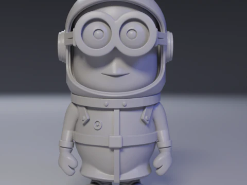 Миньон-космонавт 3D Принт Модель