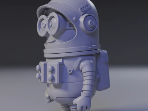 Minion Astronaut 3D Print Model