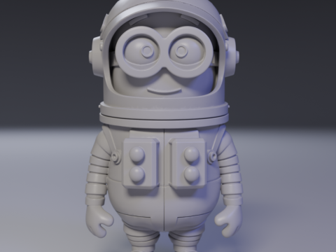 Minion Astronaut 3D-Druckmodell