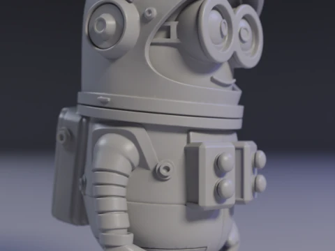Minion Astronaut 3D Print Model