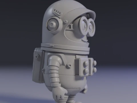 Minion Astronaut 3D Print Model