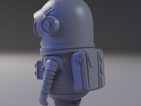 Minion Astronaut 3Dプリントモデル