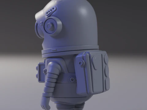 Minion Astronaut 3D Print Model